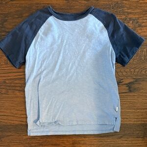 GAP Kids Two-Tone Blue Raglan Tee